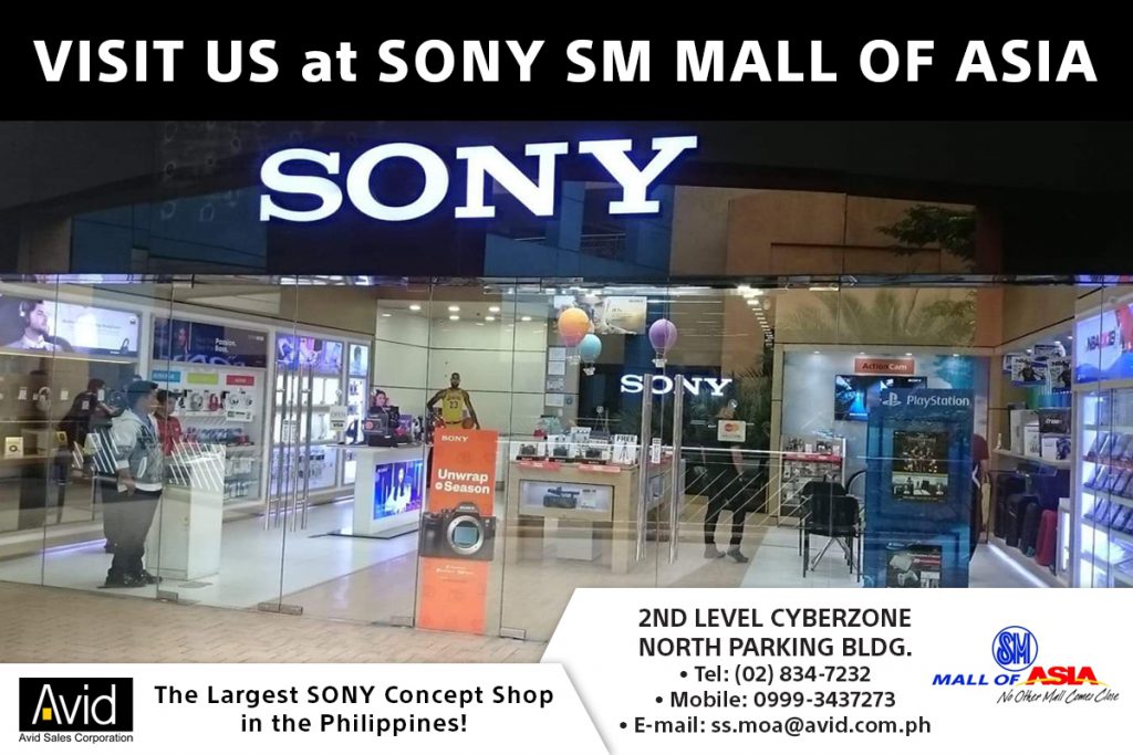 Sony Centre SM Mall of Asia Avid Sales Corporation