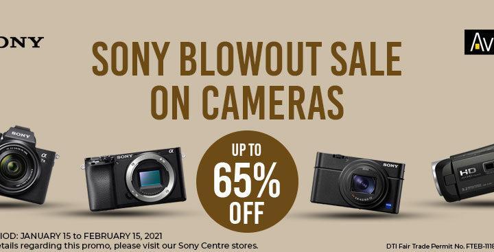 Promos and Events Banner SONY BLOWOUT SALE ON CAMERAS 880x367 Pixels