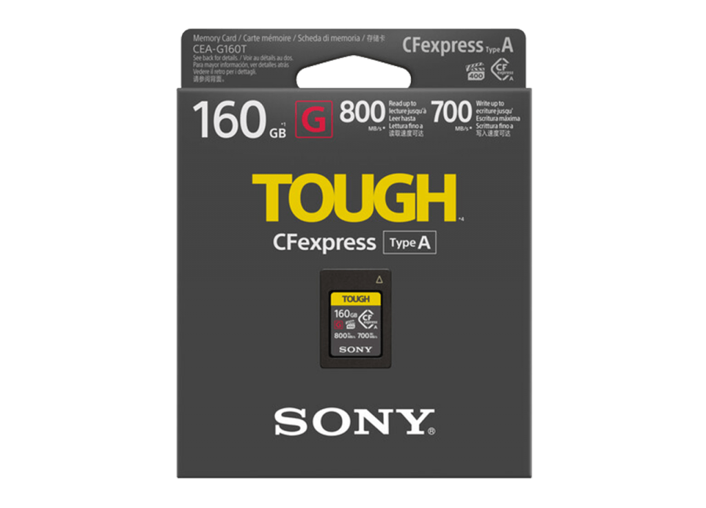 SONY TOUGH CEA-G160T, CFexpress Type A-Speicherkarte, 160 GB, 800 MB/s