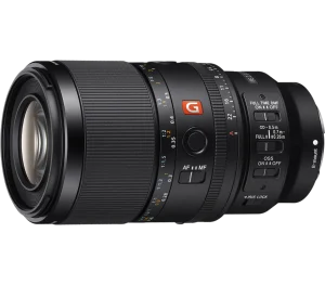 SEL100M28GM lens side-view