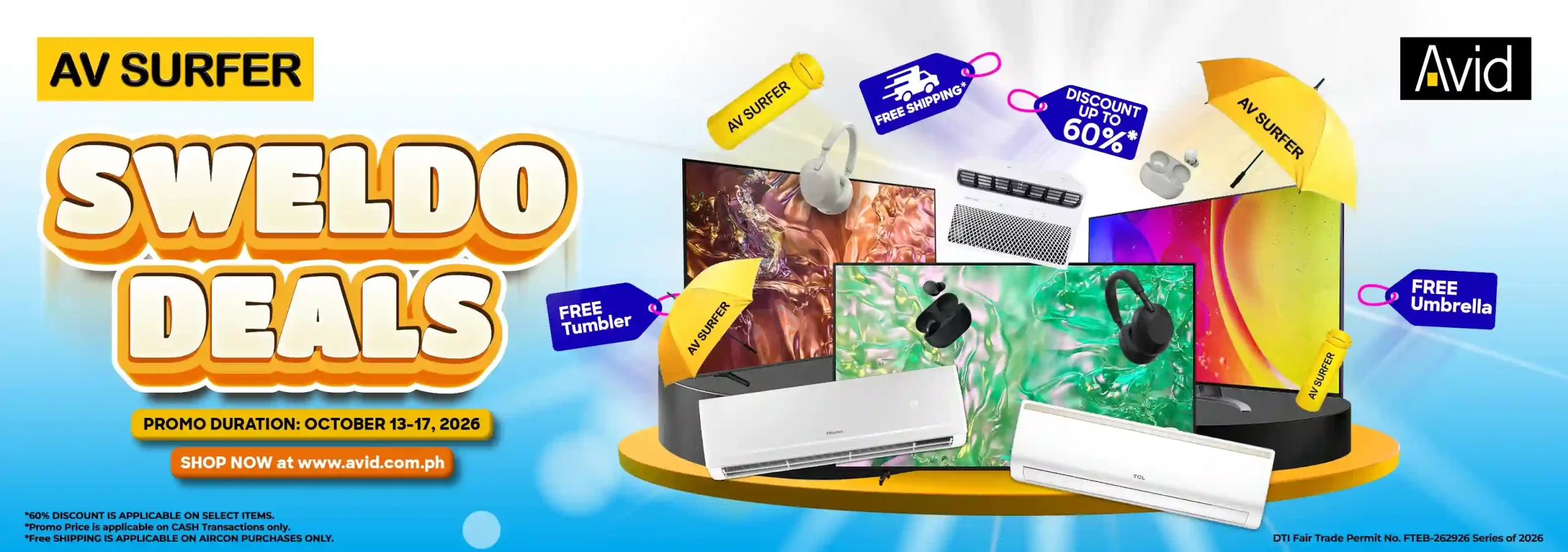 Sweldo Deals Web banner